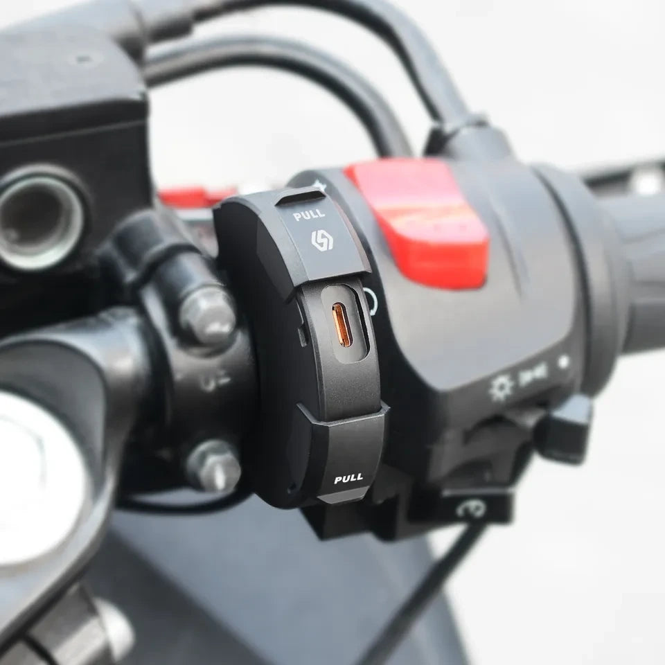 Motorcycle Handlebar Phone Fast Charger