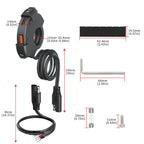 Motorcycle Handlebar Phone Fast Charger