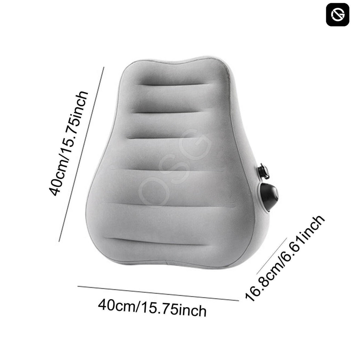 Inflatable Lumbar Support Pillow