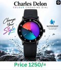 Charles Delon Waterproof Color Changing Dial Watch