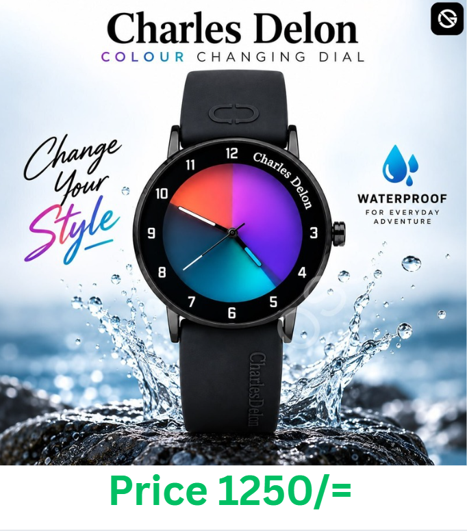 Charles Delon Waterproof Color Changing Dial Watch