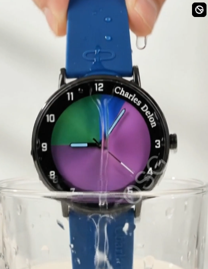 Charles Delon Waterproof Color Changing Dial Watch